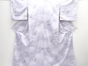 未使用品　扇に花模様小紋着物